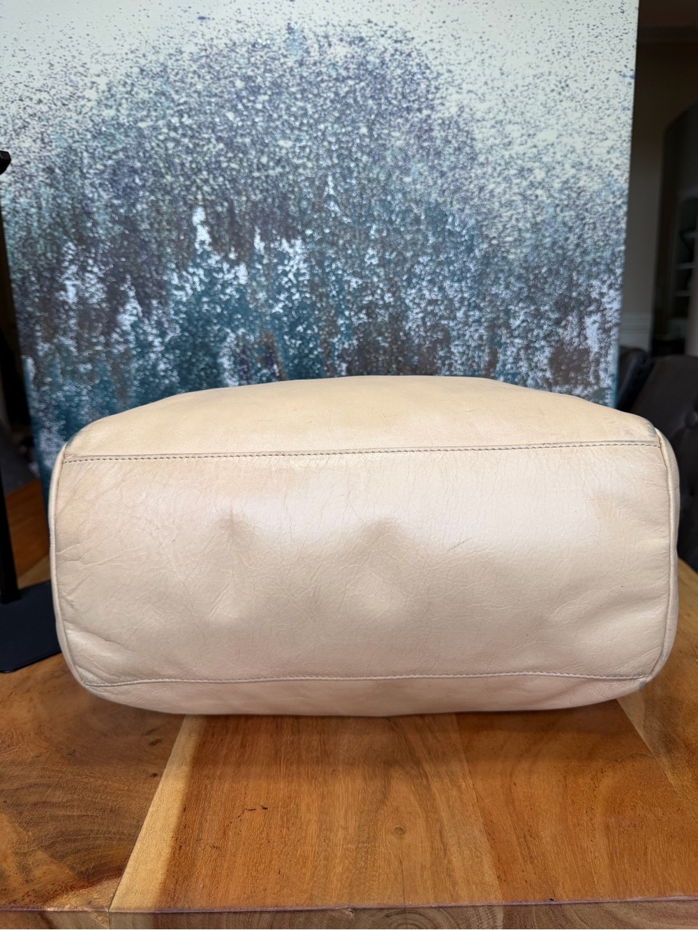 Tory Burch Quiet Luxury Classic HTF Archival Robinson Leather Bowler Cream Fair - Picture 8 of 13